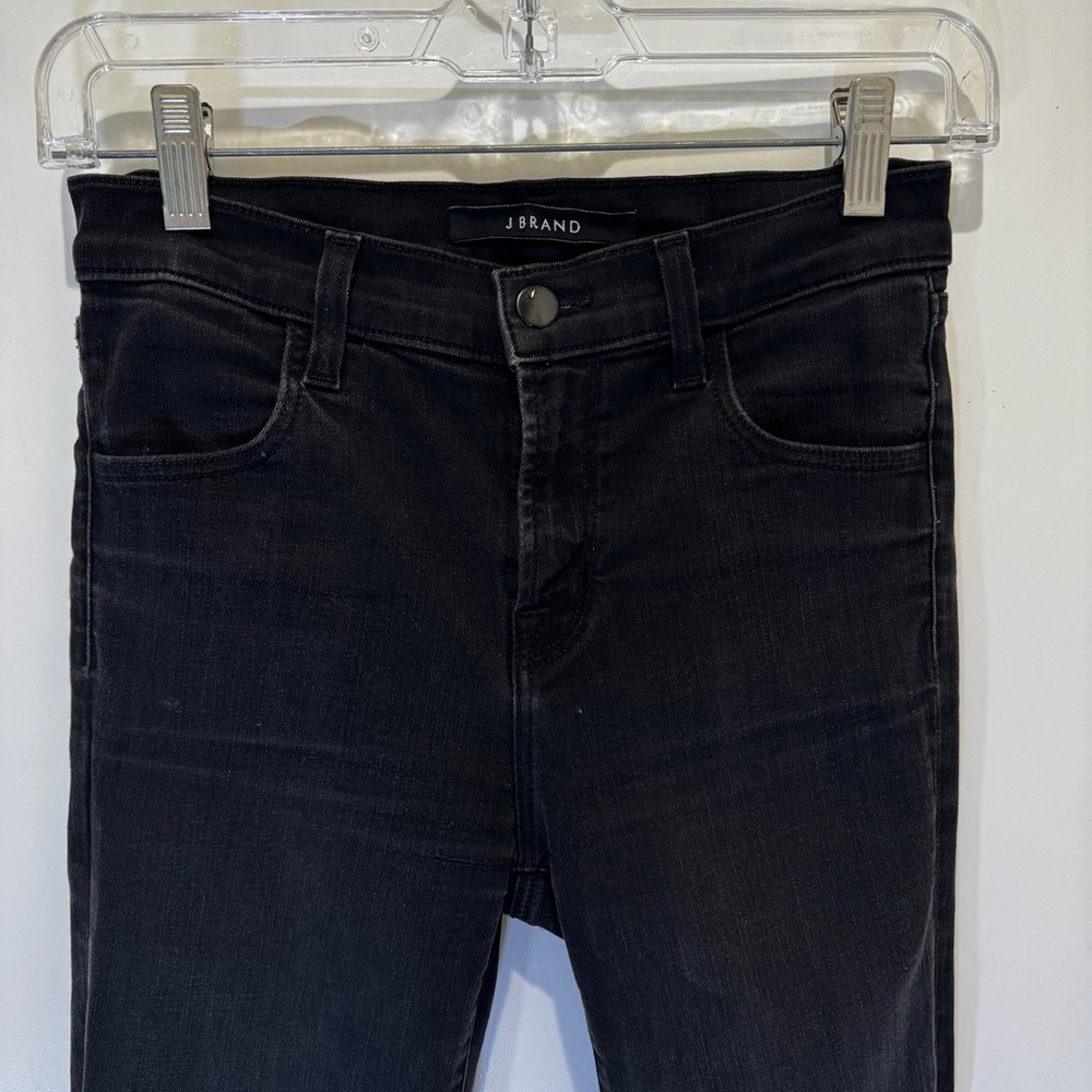 Women’s- J Brand- Alana High Rise Crop Black Jeans -Sz 24